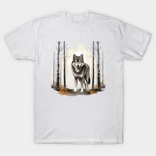 Watercolor Wolf T-Shirt